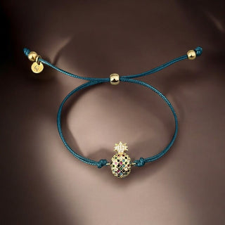 Island Spirit Bracelet – Pineapple Symbol of Good Vibes - Georgina Nicol