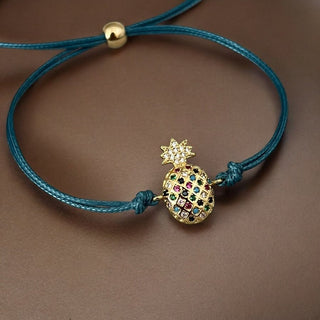 Island Spirit Bracelet – Pineapple Symbol of Good Vibes - Georgina Nicol