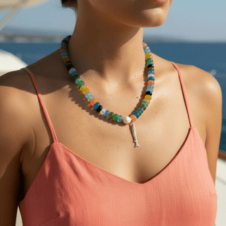 Joy, Abundance & Good Energy Fish Pearl Necklace - Georgina Nicol