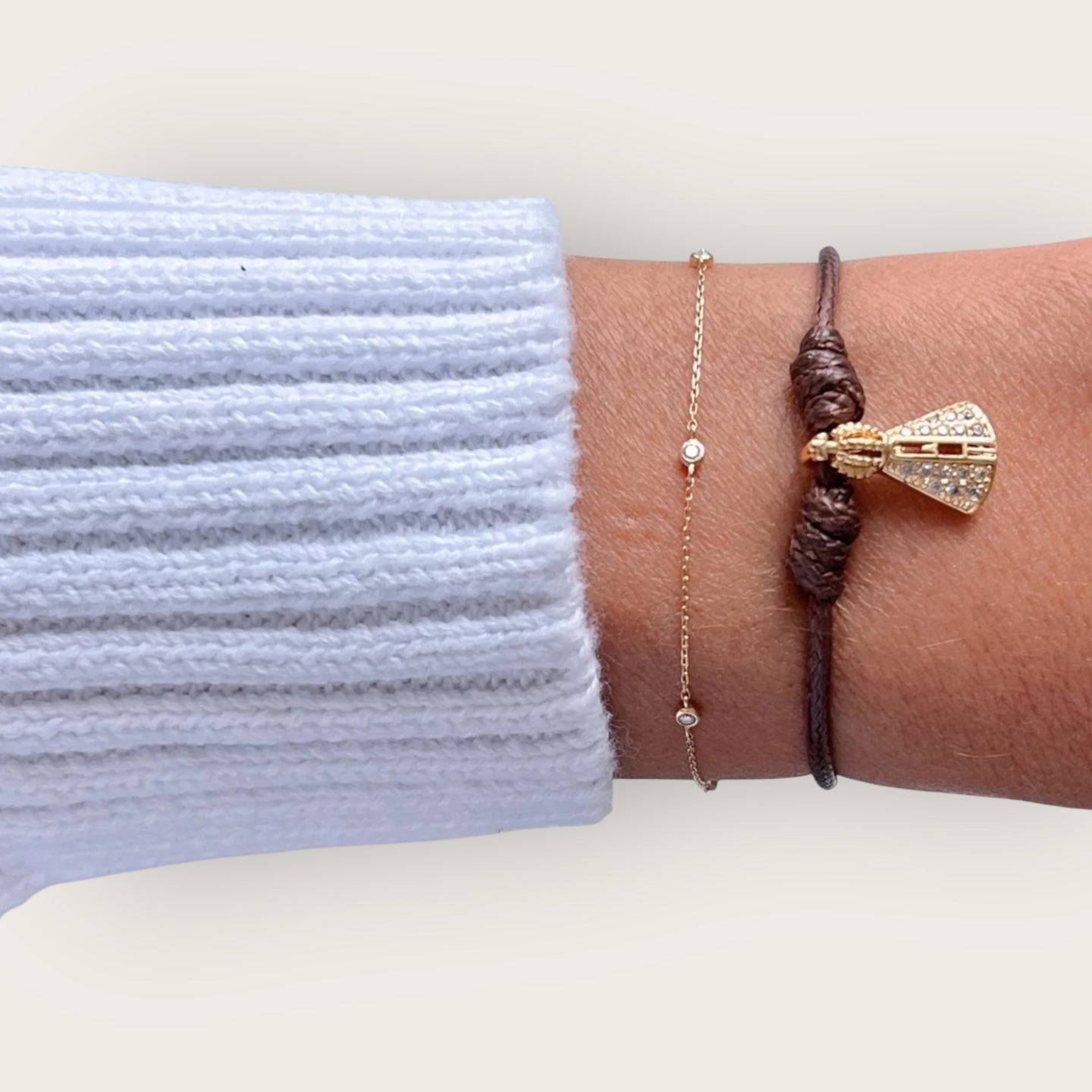 Light & Devotion – CZ Virgin Mary Bracelet - Georgina Nicol