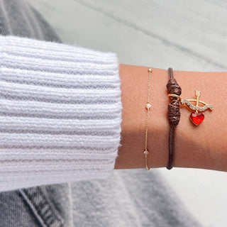 Love & Intention – Cupid's Arrow Charm Bracelet (One of a Kind) - Georgina Nicol