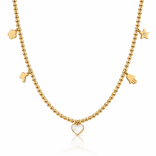 Lucky Charm Beaded Necklace - Georgina Nicol
