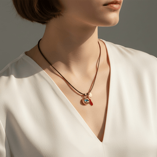 Lucky Charm Cord Necklace - Georgina Nicol