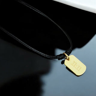 Make a Wish - 11:11 Tag Necklace - Georgina Nicol