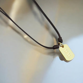 Make a Wish - 11:11 Tag Necklace - Georgina Nicol