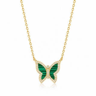 Malachite Butterfly Necklace - Georgina Nicol