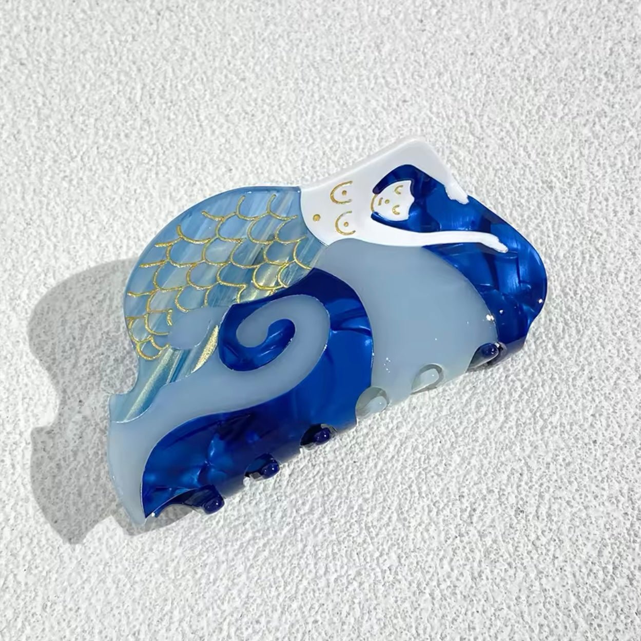Mermaid Hair Claw – Ocean Fantasy Accessory - Georgina Nicol