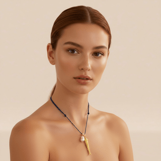 Milos Pearl Fish Necklace - Georgina Nicol