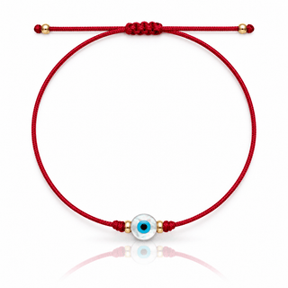 Mother of Pearl Evil Eye Bracelet - Georgina Nicol