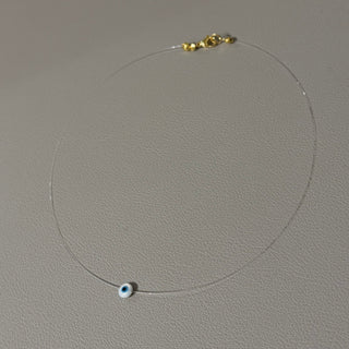 Mother of Pearl Evil Eye Illusion Necklace - Georgina Nicol