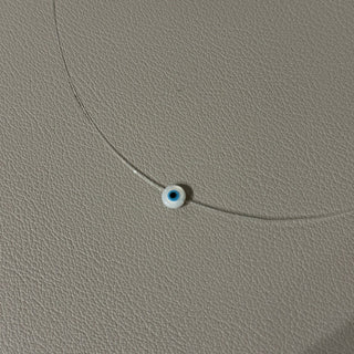 Mother of Pearl Evil Eye Illusion Necklace - Georgina Nicol