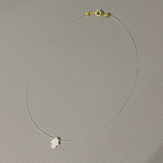 Mother of Pearl Hamsa Hand Illusion Necklace - Georgina Nicol