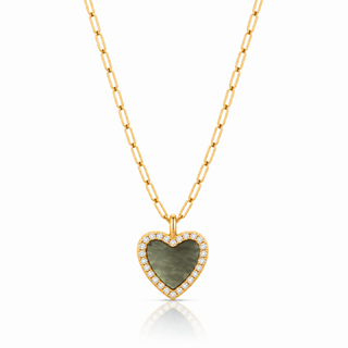 Mother of Pearl Heart Necklace - Georgina Nicol