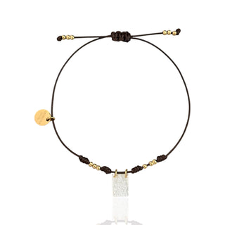 Mother of Pearl Our Lady of Mount Carmel Scapular Bracelet - Georgina Nicol