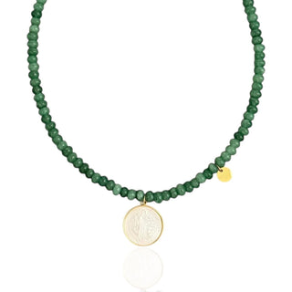 Mother of Pearl Saint Benedict Necklace - Georgina Nicol