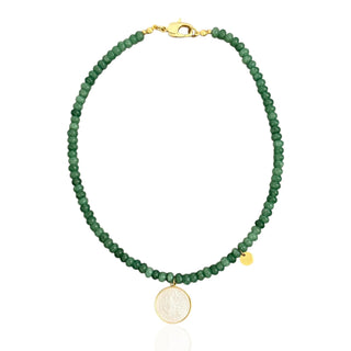 Mother of Pearl Saint Benedict Necklace - Georgina Nicol