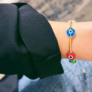 Multicolor Evil Eye Bracelet - Georgina Nicol
