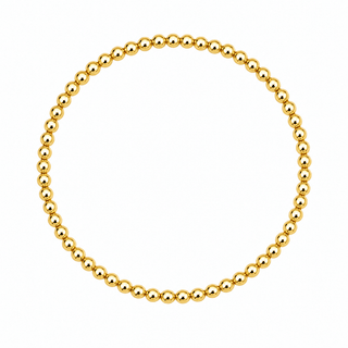 My Energy Is Golden 3mm Classic Beaded Bracelet - Georgina Nicol