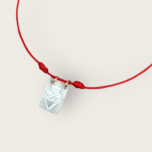 My Faith Protects and Guides Me – Sacred Heart Red Bracelet - Georgina Nicol