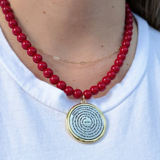 My Faith Walks with Me — Our Father Prayer Necklace - Georgina Nicol