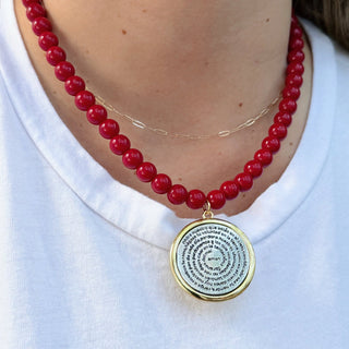 My Faith Walks with Me — Our Father Prayer Necklace - Georgina Nicol