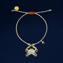 Load image into Gallery viewer, My Intuition and Inner Strength Guide Me — Mother of Pearl Crab Bracelet - Georgina Nicol

