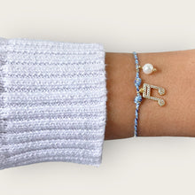 Load image into Gallery viewer, My Life Flows in Harmony — Music Note &amp; Pearl Bracelet - Georgina Nicol
