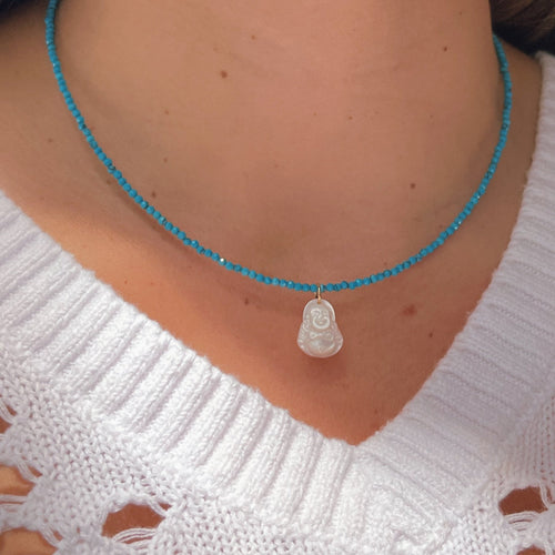 My Spirit Radiates Peace and Prosperity — Buddha Necklace - Georgina Nicol