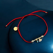 Load image into Gallery viewer, My Vision Is Clear, My Energy Protected — Evil Eye Red String Bracelet - Georgina Nicol
