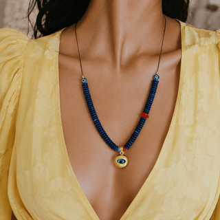 Nazar Lapis Lazuli Necklace - Georgina Nicol
