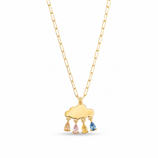 Nuvola CZ Drop Necklace - Georgina Nicol