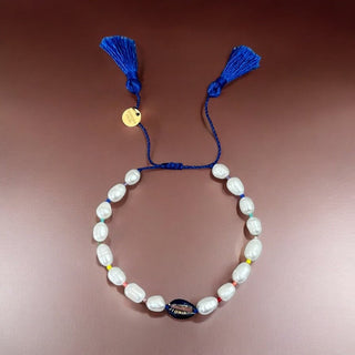 Ocean Blessing – Pearl & Cowrie Shell Bracelet for Calm & Confidence - Georgina Nicol