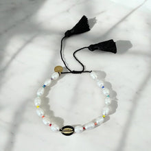 Load image into Gallery viewer, Ocean Blessing – Pearl &amp; Cowrie Shell Bracelet for Calm &amp; Confidence - Georgina Nicol
