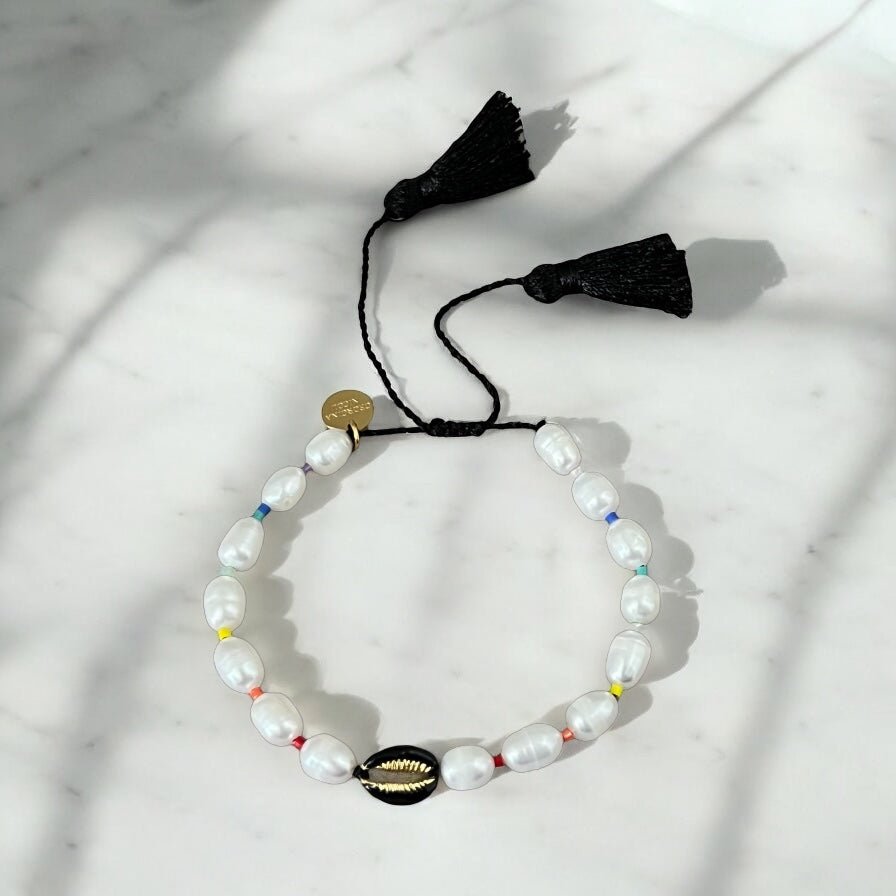Ocean Blessing – Pearl & Cowrie Shell Bracelet for Calm & Confidence - Georgina Nicol