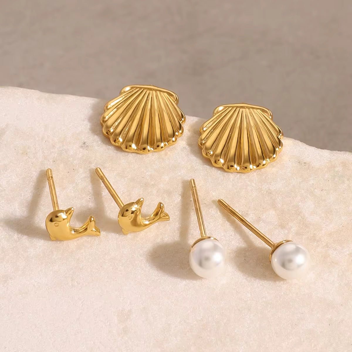 Ocean Treasures – 3 - Pair Earrings Set - Georgina Nicol