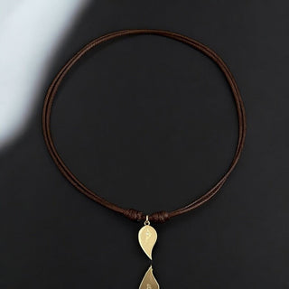 One for you One for me - Half Heart Cord Necklace - Georgina Nicol