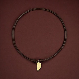 One for you One for me - Half Heart Cord Necklace - Georgina Nicol