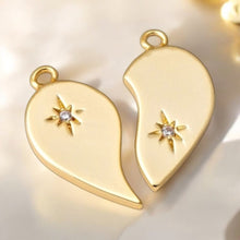 Load image into Gallery viewer, One for you One for me - Half Heart Cord Necklace - Georgina Nicol
