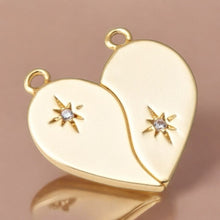 Load image into Gallery viewer, One for you One for me - Half Heart Cord Necklace - Georgina Nicol
