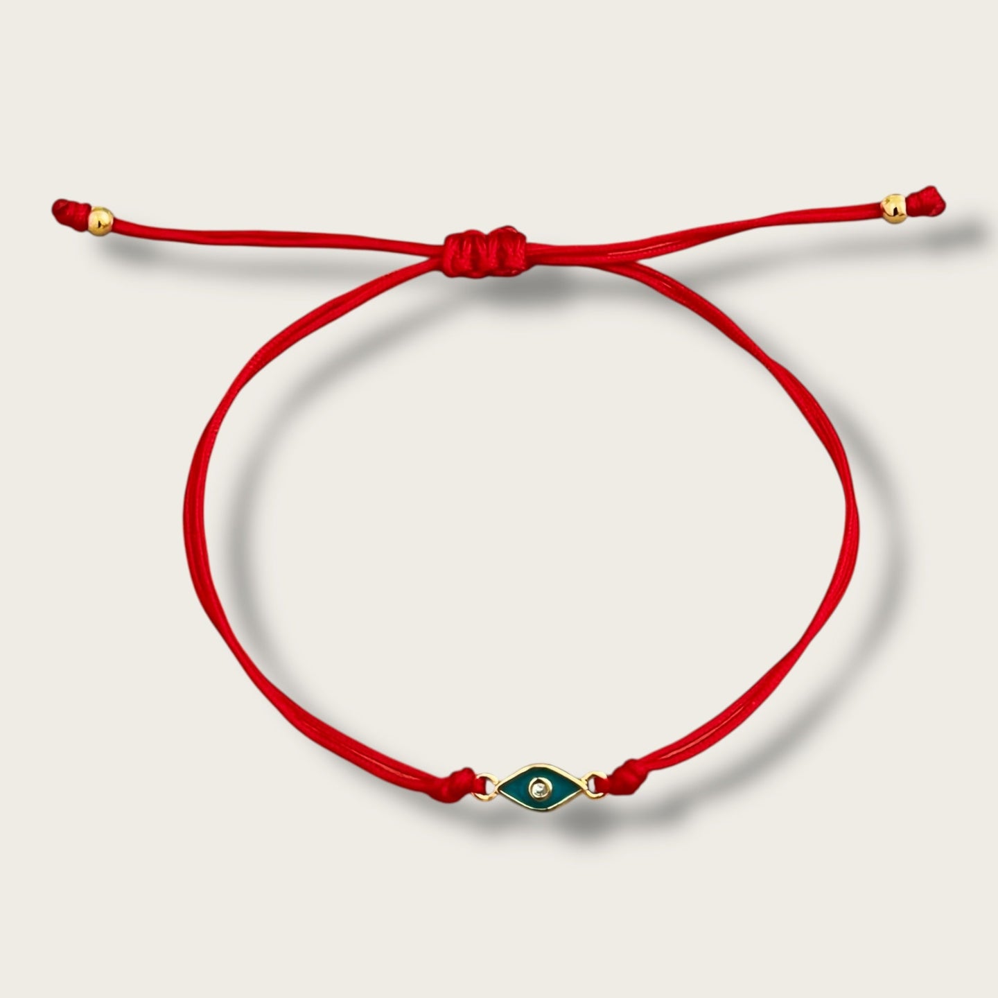 Only Good Energy Reaches Me — Evil Eye Red String Bracelet - Georgina Nicol