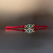 Load image into Gallery viewer, Only Good Energy Reaches Me — Evil Eye Red String Bracelet - Georgina Nicol
