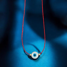Load image into Gallery viewer, Only Good Energy Reaches Me — Evil Eye Red Thread Necklace - Georgina Nicol
