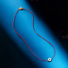 Load image into Gallery viewer, Only Good Energy Reaches Me — Evil Eye Red Thread Necklace - Georgina Nicol
