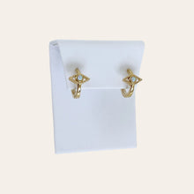 Load image into Gallery viewer, Opal Evil Eye Hoop Earrings - Georgina Nicol
