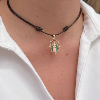 Our Lady of Guadalupe Cord Necklace - Georgina Nicol