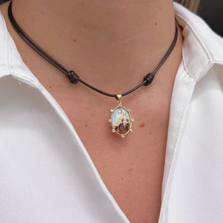 Our Lady of Mount Carmel Cord Necklace - Georgina Nicol