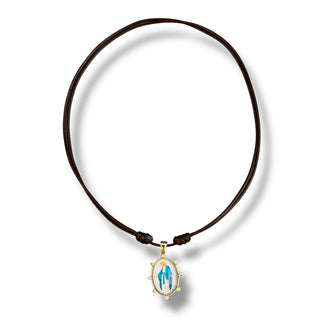 Our Lady of the Miraculous Medal Cord Necklace - Georgina Nicol