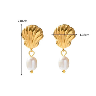 Oyster Pearl Earrings - Georgina Nicol