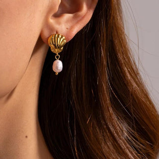Oyster Pearl Earrings - Georgina Nicol