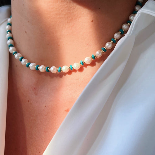Pearl Beaded Necklace - Georgina Nicol